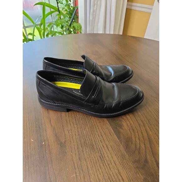 Mens Bostonian Flexlite, Slip On Loafer Black Shoe US Size 11 Med - Picture 2 of 16